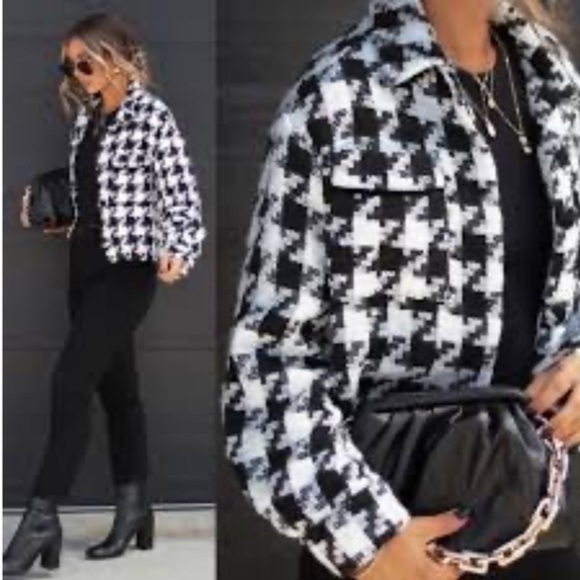 Miou Mouse Houndstooth Blazer - Picture 3 of 16